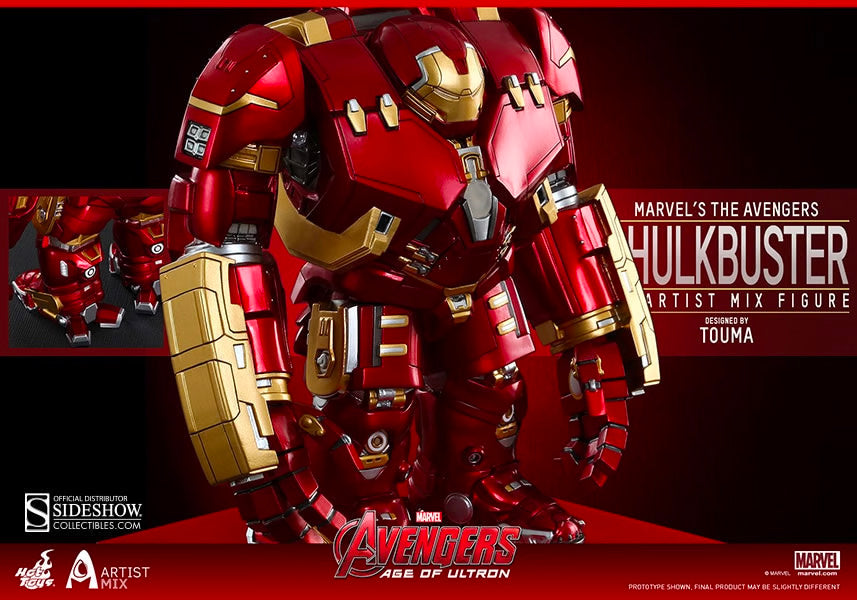 Hot Toys x Sideshow Collectibles: Mark XLIII Battle Damaged Version and Hulkbuster - Artist Mix