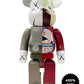 KAWS -  BE@RBRICK Dissected Companion Red 400%, 2010