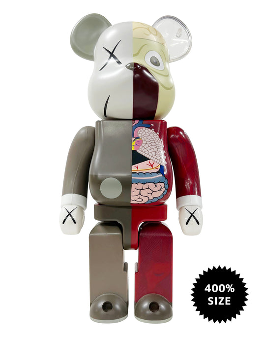 KAWS -  BE@RBRICK Dissected Companion Red 400%, 2010