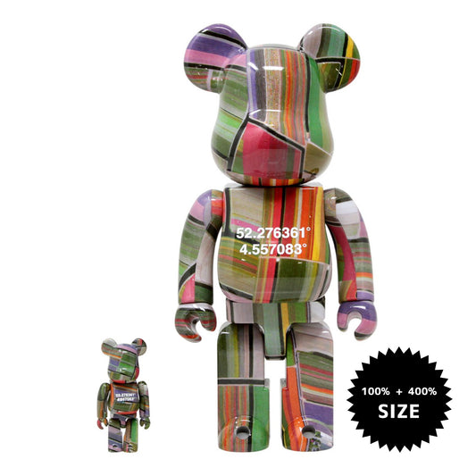MEDICOM TOY: BE@RBRICK - Benjamin Grant Overview Lisse 100% & 400%