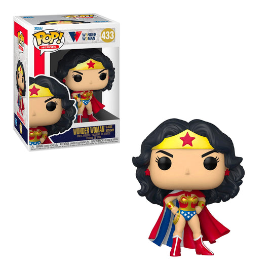 Funko Pop! Heroes: DC - Wonder Woman Classic with Cape #433