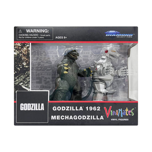 Diamond Select Toys: Godzilla Vinimates Mechagodzilla & Godzilla (1962) 2-Pack