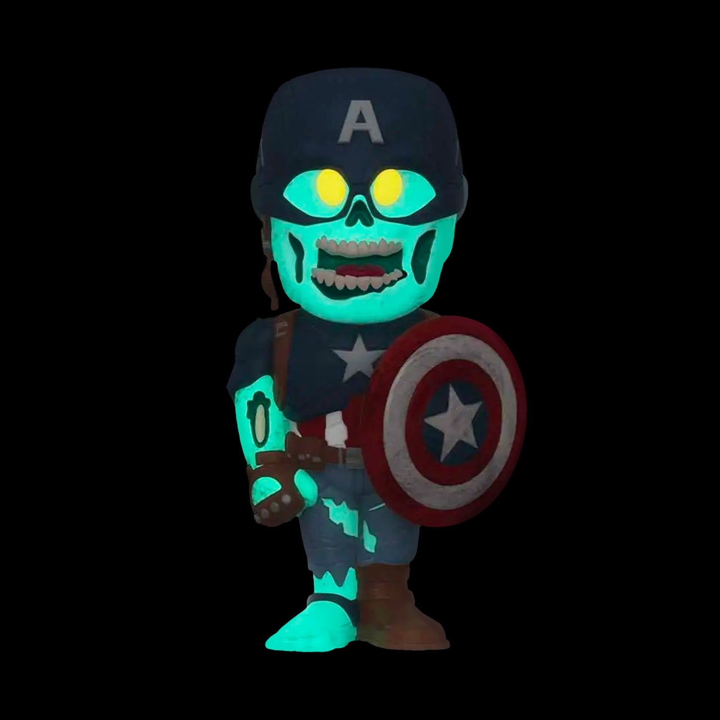 Funko Vinyl SODA: What If...? Zombie Captain America 12,500 Limited Edition (1 in 6 Chance at Chase)