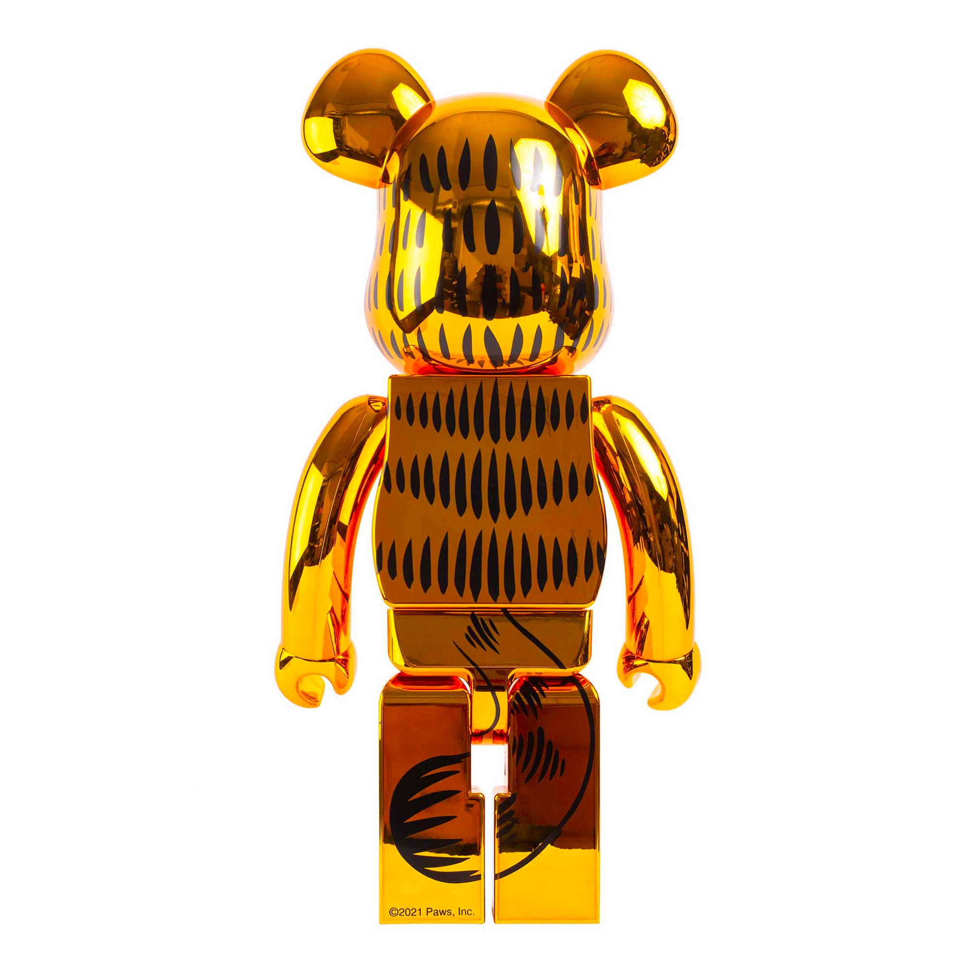 MEDICOM TOY: BE@RBRICK - Garfield Gold Chrome 1000%