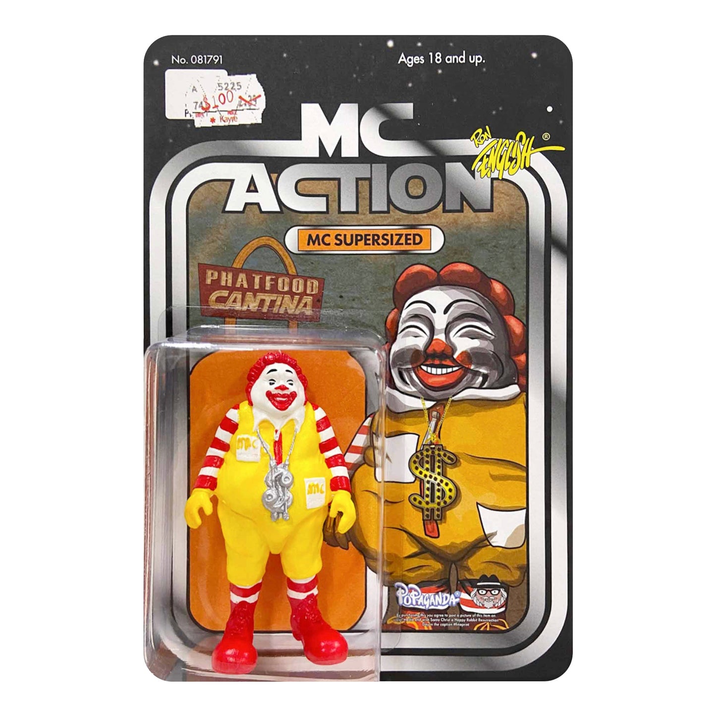 Ron English x DKE Toys - MC Action Supersized Exclusive