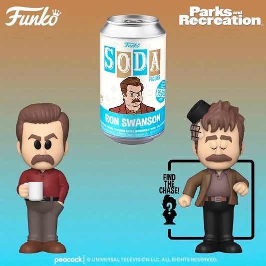 Funko Vinyl SODA: Parks and Recreation Ron Swanson 15,000 Limited Edition (1 in 6 Chance at Chase)