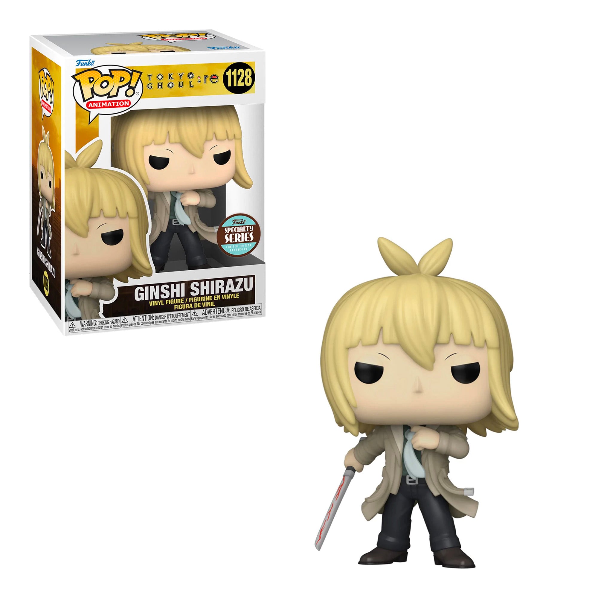 Funko Pop! Animation: Tokyo Ghoul - Ginshi Shirazu #1128 Specialty