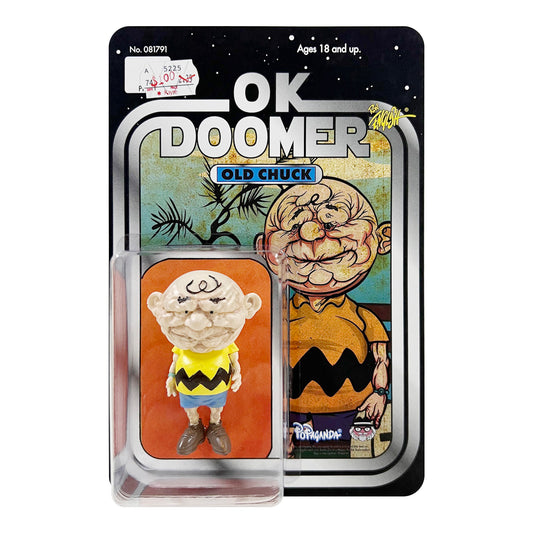 DKE Toys x Ron English - Old Chuck Glow in the Dark Ver. Toy Tokyo Exclusive