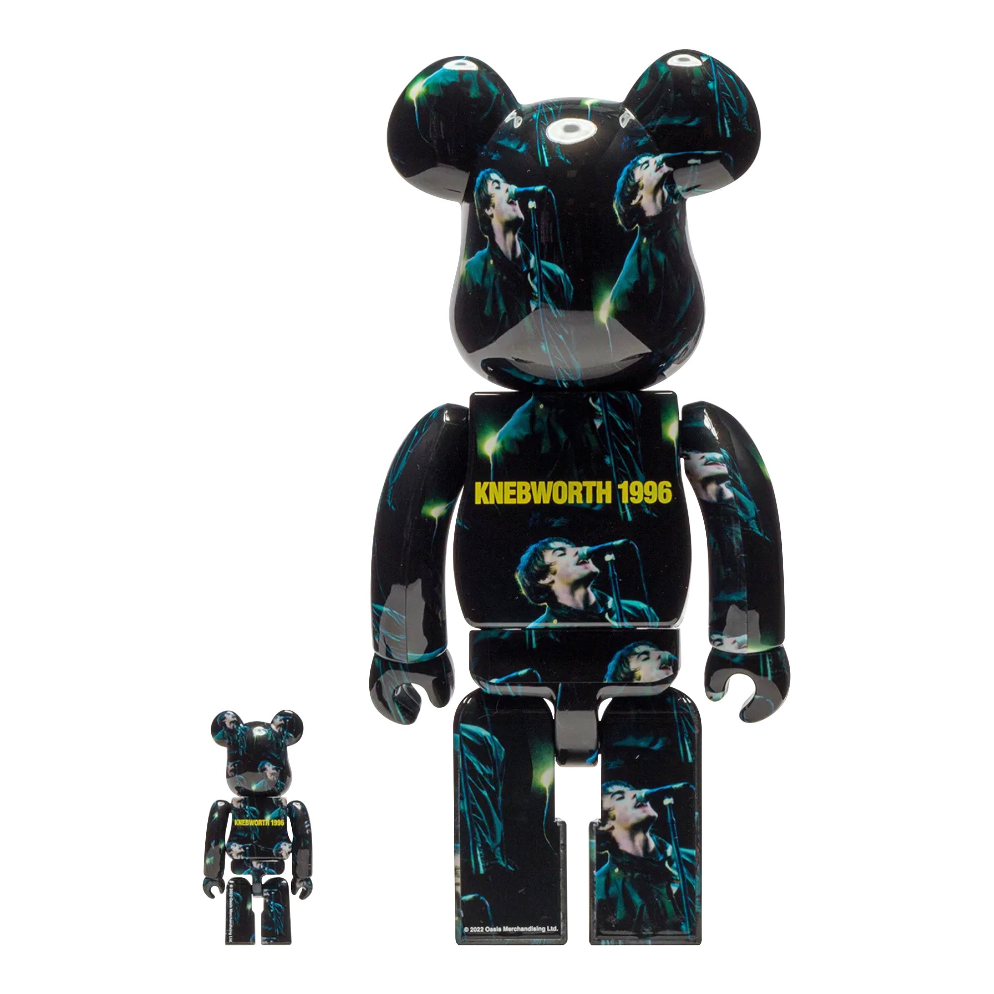 MEDICOM TOY: BE@RBRICK - Oasis Knebworth 1996 Liam Gallagher 100