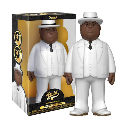 Funko Vinyl Gold 12" Notorious B.I.G. in White Suit