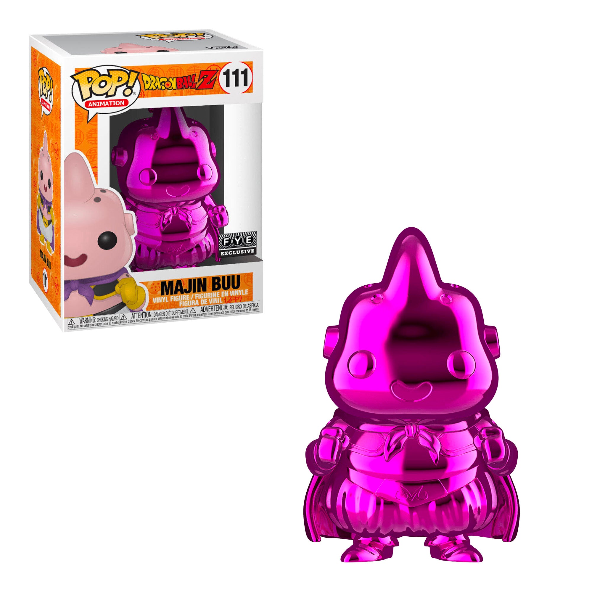 Funko Pop! Animation: Dragon Ball Z - Majin Buu #111 Pink Chrome 