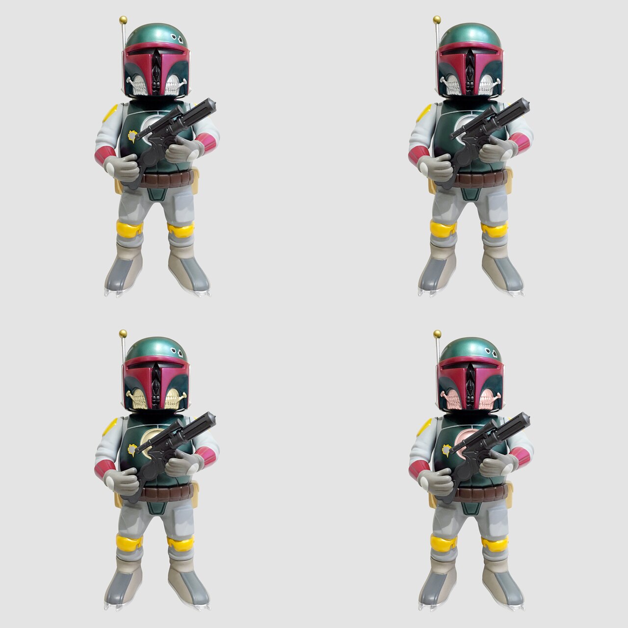 Ron English x Made By Monsters: Pop Art Series - Iron Skin Boba Fett Grin Toy Tokyo Exclusive 1 Blind Bag Figure