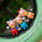 Pointless Island: 3 little Pigs Carnival Edition Blue 3.74" Tall Sofubi Figure