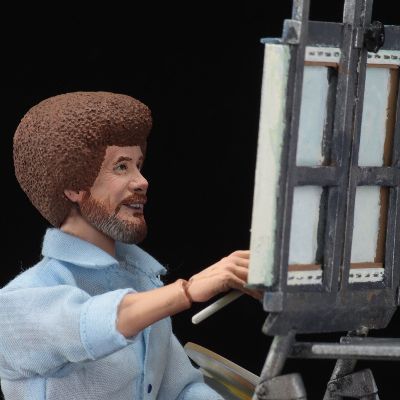 NECA - Bob Ross Clothed 8" Tall Action Figure