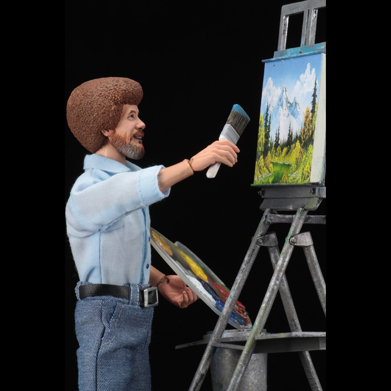 Bob Ross 8 Clothed Action Figure