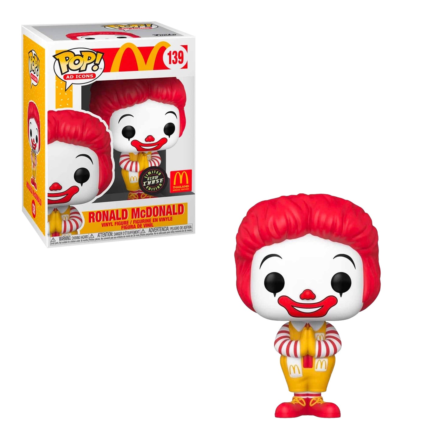 Funko Pop! Ad Icons: Ronald McDonald #139 (1 in 6 Chance at Chase)