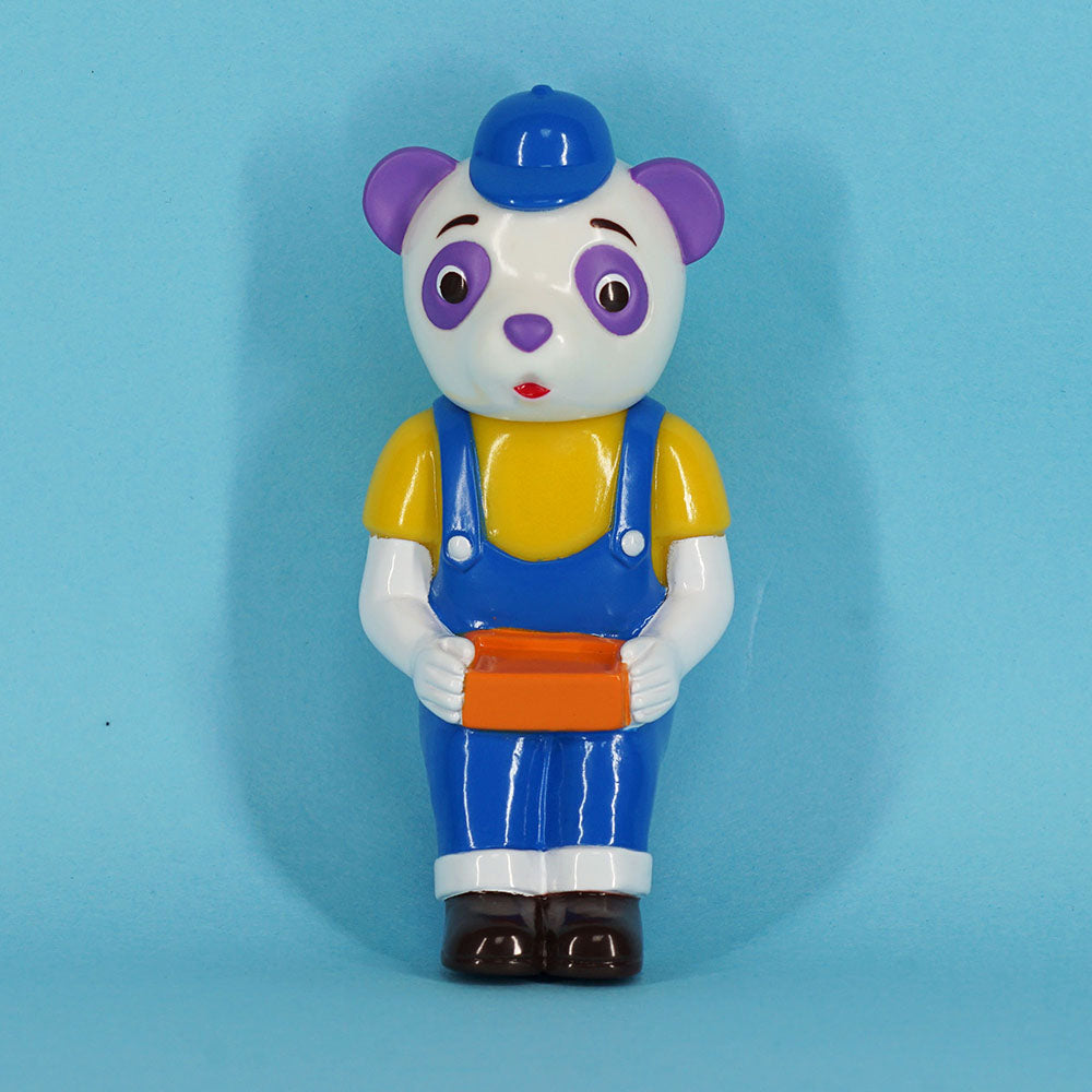 Pointless Island: Worker Panda Lunch Time 4.72" Tall Sofubi Figure