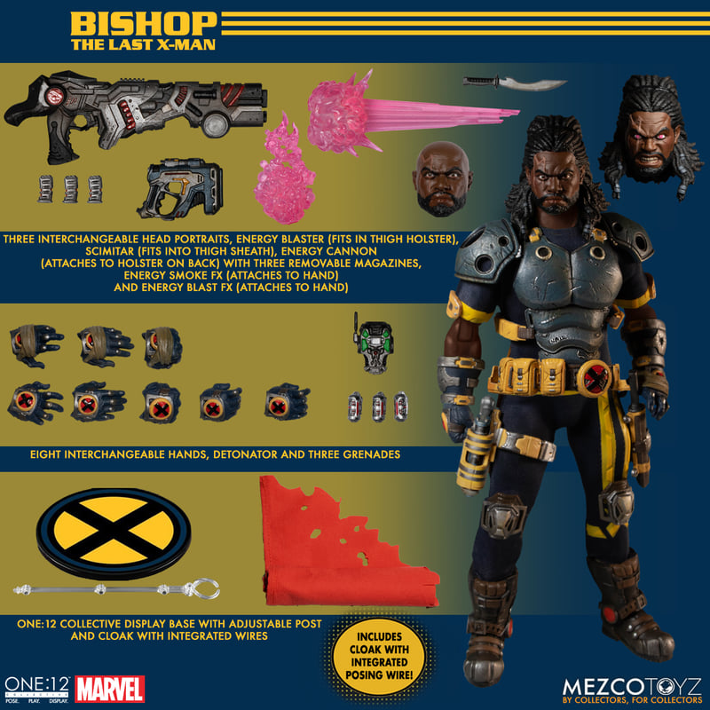 未開封品】mezco one 12 ビショップ x-men-