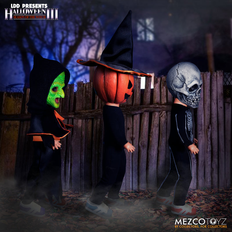MEZCO TOYZ: LDD Presents - Halloween III: Season of the Witch Trick-or-Treaters Boxed Set