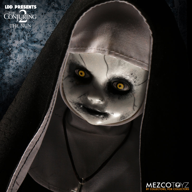 MEZCO TOYZ: LDD Presents - The Conjuring 2 The Nun 10" Tall Figure