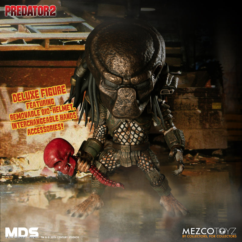 MEZCO TOYZ: Predator 2 - Deluxe City Hunter 7" Tall Figure