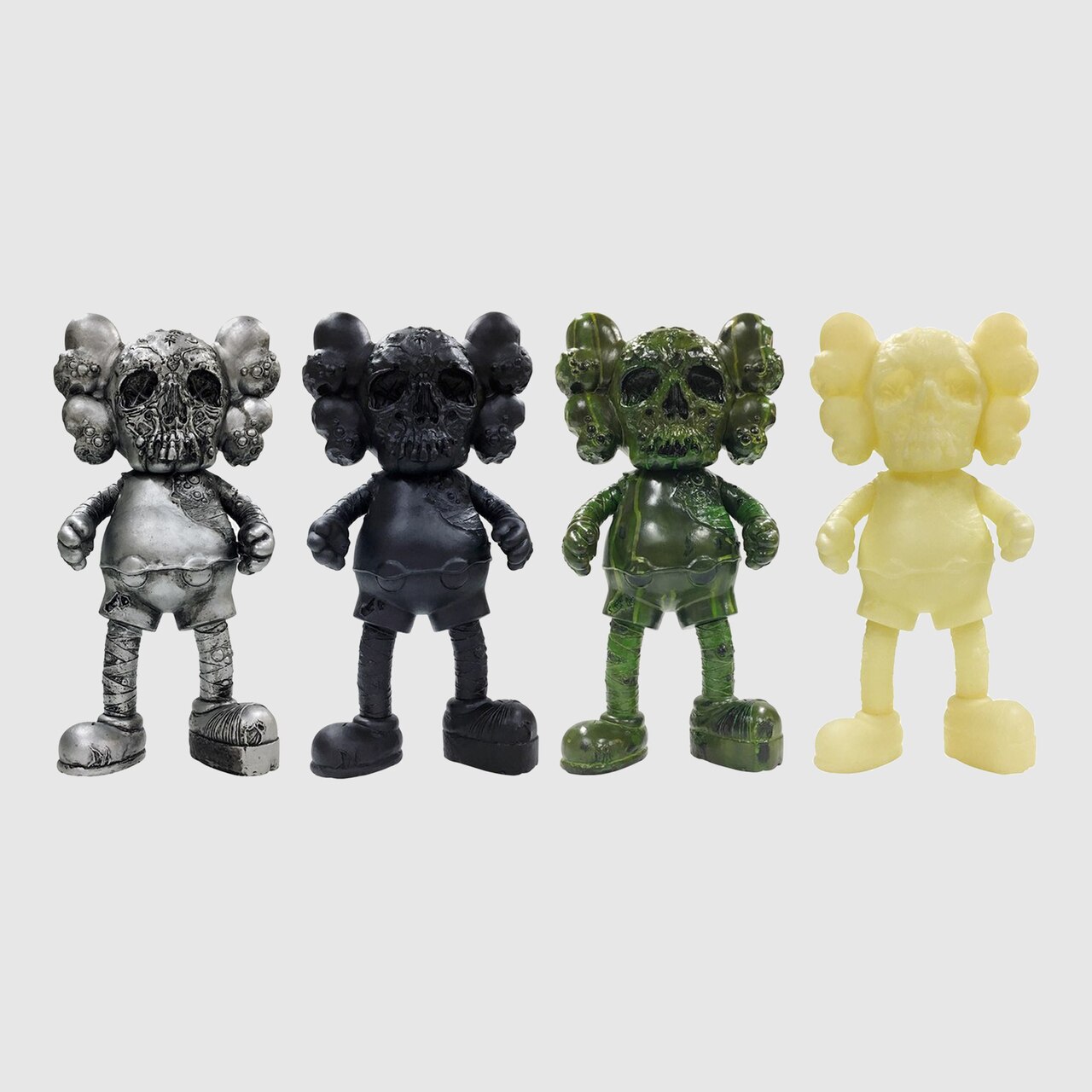 KAWS x Pushead: Companion (Pushead Version) Deadstock Set of 4