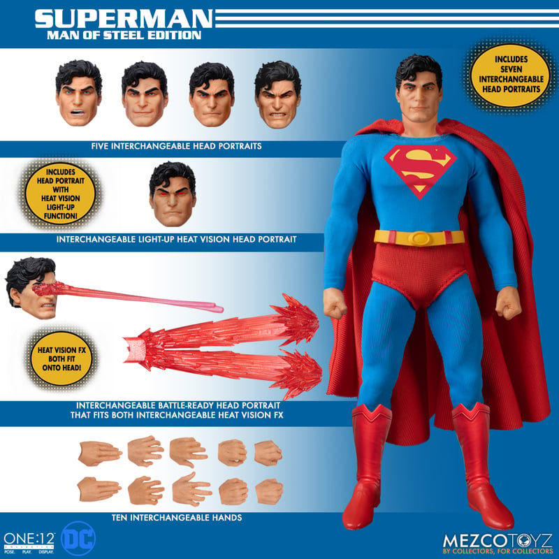 MEZCO TOYZ: One:12 Collective - Superman - Man of Steel Edition – TOY TOKYO