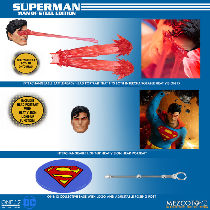 MEZCO TOYZ: One:12 Collective - Superman - Man of Steel Edition – TOY TOKYO