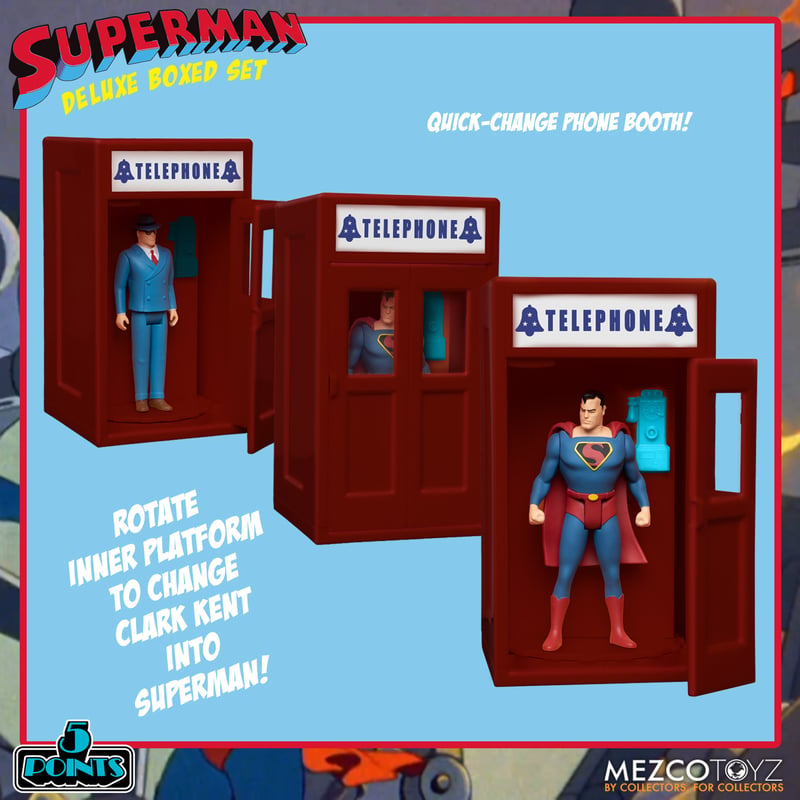 MEZCO TOYZ: 5 Points - Superman The Mechanical Monsters (1941): Deluxe –  TOY TOKYO